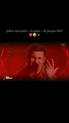L’un des plus beau solo de notre @Julien Lieb ✨  #staracademylive #starac #staracademy2023 #fyppppppppppppppppppppppp #fyp #staracademy #julien #julienlieb #julienstaracademy #laquete #jacquesbrel 