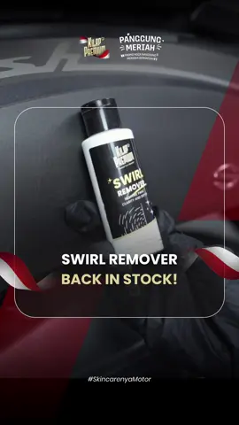 AKHIRNYA BACK IN STOCK! Baret halus auto mulus cuma pake 1 produk aja nih!🌟 Masa ga mau jadi kilau helm atau body halus balik lagi? Baret halus hilang dengan mudah pake Swirl Remover by Kilap Premium. Efektif hilangin baret halus di helm ataupun body motor. Checkout sekarang sebelum kehabisan lagi sob! ———————— Penghilang Baret, Penghilang Baret Halus, Swirl Remover #PenghilangBaret #PenghilangBaretHalus #PenghilangBaretdiHelm #SwirlRemover #KilapPremium #SkincarenyaMotor #SkincarenyaHelm 