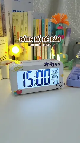 Đồng hồ báo thức để bàn decor #loralala #unboxingvideo #unboxing #asmrsounds #donghobaothuc #donghodeban #donghodecor 