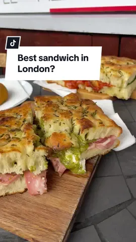 This is now officially one of London’s best sandwich spots! A local family-run restaurant tucked away in Bethnal Green has been a real hidden gem. We loved it so much we rated them a 9.4/10! 📍 Officina Del Gusto @Officina Del Gusto London  #appetiteapp #Foodie #foodreview #trending #londonhotspots #londonfoodie #hiddengems #hiddengem #sandwichtiktok 