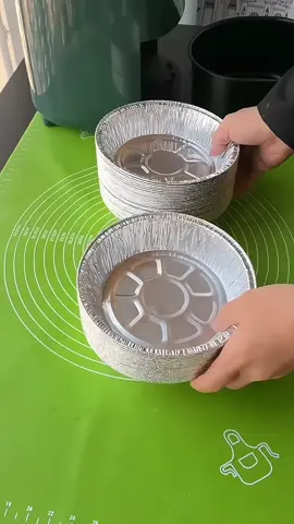 Bát bạc nồi chiên không dầu size 22cm ,tái sử dụng nhiều lần, khay bạc chịu nhiệt 🥧🧁🍰#noichienkhongdau #giaybaclotnoichien #nauan #monchien #xuhuong 