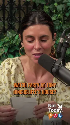 Come on over, Tony. 🫡 Brand new #NotTodayPal is up! #sopranos #sopranostok #tonyhinchcliffe #podcast #comedy #bingewatch
