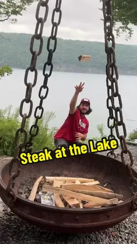 New York Steak at the Lake 🥩💦 Using My Cuso All Natural Seasonings 🫡