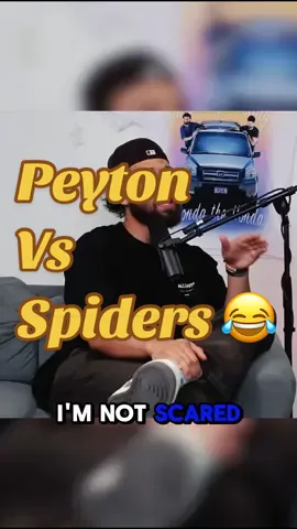 Peyton’s not afraid of spiders? 🤔 #YSKPodcast #camandpeyton #foryoupage #youshouldknow #foryou #viral 