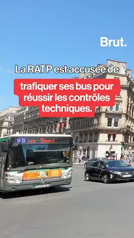 La RATP est accusée de trafiquer ses bus pour réussir les contrôles techniques. #ratp #bus #transport #transports 