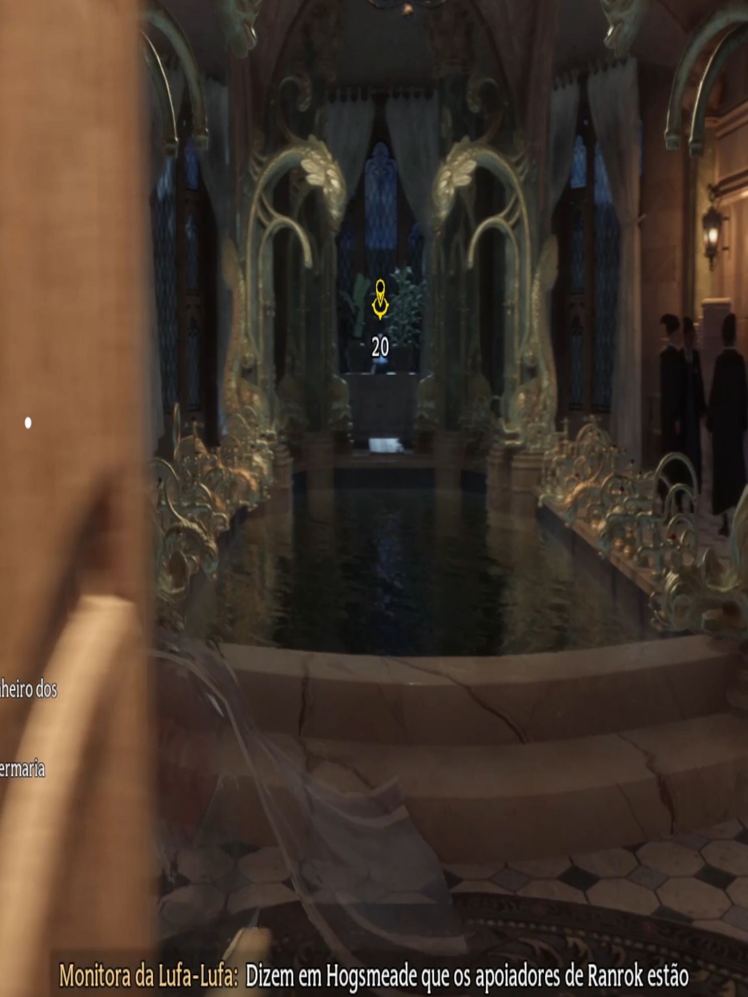 O Banheiro dos Monitores em Hogwarts Legacy #shorts #hogwartslegacy #harrypotter #banheirodosmonitores