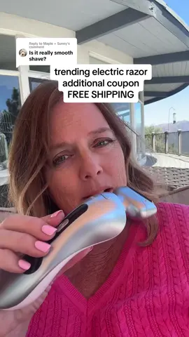 Replying to @Maple + Sunny the trending electric razor is on a desl alert