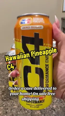 Hawaiian Pineapple C4 is delicious and currently on sale with free shipping! Order you C4 today! @C4 Energy® #c4 #c4energy #tiktokshopmademebuyit #tiktokshop ##tiktokshopsale #tiktokshopdeals #ttshop #gym #fyppppppppppppppppppppppp 