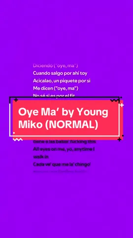 #oyema by @baby miko ( #fullsong )  #oyemayoungmiko #youngmiko #latinmusic #latinsongs #spanishmusic #spanishsong #lyric #lyricvideo #lyricsmusic #spotify #musics #song #songrecommendations #fypシ゚viral #audio #turnthatshitup #musicfyp #2024music #2024song 