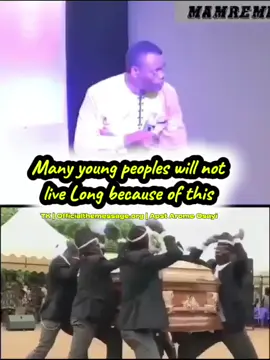 Many young peoples will not live long because of this #apostlearomeosayi #rcnglobal #remnantchristiannetwork #christianity #christiantiktok #christian #officialthemessage @Apostle Arome Osayi 