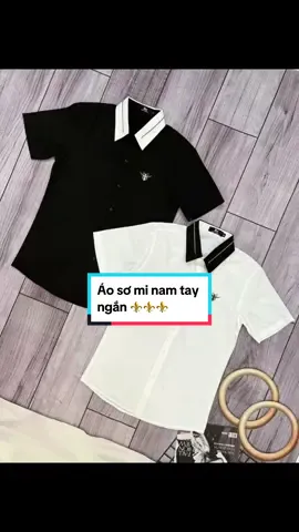 Áo sơ mi nam tay ngắn chất vải lụa mềm mịn phối hoạ tiết thêu trẻ trung ⚜️⚜️⚜️#shopanhbanh #fyp #outfit #shopthoitrang #aosomi #aosominam #boypho #hottrend #xuhuongtiktok #tiktokshop 