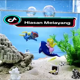 Hiasan aquarium Melayang #wib #wibgajian #hiasanaquarium #aquarium #ikanhias 