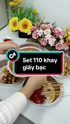 Set 110 khay giấy bạc lót nồi chiên không dầu #khaygiaybac #khaygiaybaclotnoichienkhongdau #khaygiaybaclotnoichien #khaygiaybacnoichien 