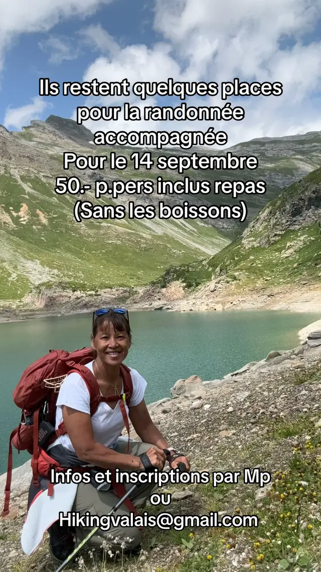 Randonnée accompagnée  #valais #hikingadventures #suisse🇨🇭🇨🇭🇨🇭switzerland #montain #swissalps #bestlife #bestday 