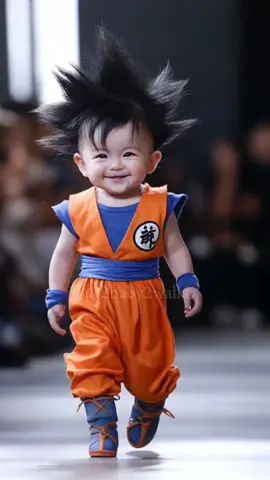 Baby fashion show with anime heroes.#cut #babyfashionshow #Runway #FashionShow #animefashion 