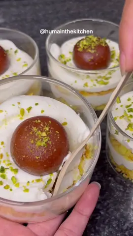 Only 4 ingredients Dessert #fyp #humainthekitchen #foryou #Recipe #dessert #gulabjamun #trending #tiktokfood 