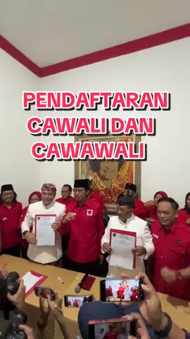 Bismillahirahmanirrohim, mohon doa dan restunya, Mengawali kegiatan sebelum Pemilu Kepala Daerah 2024, Saya dan Mas @Eri Cahyadi memulai dengan mendaftarkan diri untuk menjadi pasangan Cawali dan Cawawali. Melalui PDI Perjuangan , lalu berlanjut mendaftar ke PKB, PPP, PAN, Partai Demokrat, Partai Nasdem, dan PSI. Terima kasih atas diterimanya pendaftaran Kami. Mari berjuang bersama. Sekali lagi, mohon doa dan restunya warga Suroboyo 🙏 #cakji #cakj1 #surabaya 