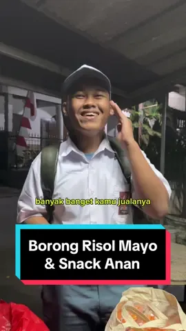 Borong risol mayo & snack Anan yang berjualan untuk membantu orang tua. @dr. Richard Lee, MARS, ph.D 