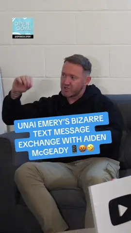 Insane story about Unai Emery Texting his former player Aiden McGeady 📱🤬⚽️ #fyp #foryou #football #opengoal #funny #unaiemery #emery #astonvilla #avfc #astonvillafc #arsenal 