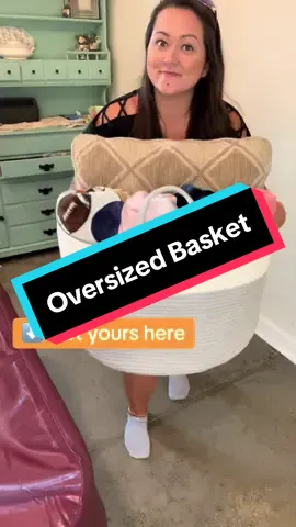The perfect oversized basket doesn’t exis……😍 #basket #clothbasket #laundrybasket #blankets #blanketlife #treasurefinds 