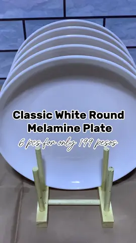 ESTETIK na plato na hindi babasagin 🍽️ Sobrang ganda nito , I swear !!! #minimalistplate #whiteplate #melamineplates #fyp 