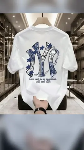 เสื้อยืดผู้ชายแขนสั้น ผ้าฝ้ายหลวมแบรนด์ฮิปฮอปคอกลมครึ่งแขนT ผ้ามีความนุ่มสบาย ลดราคาเหลือเพียง ฿69.00!#เสื้อยืดแฟชั่น #ขายดีในtiktok 