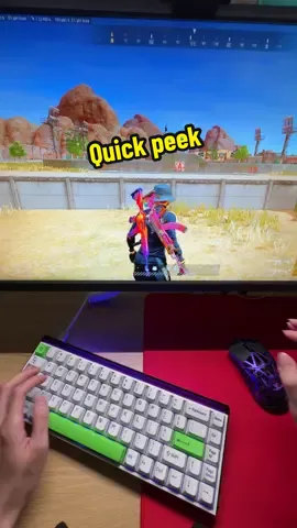Quick peek easier with SnapTap (SOCD) in PUBG🔥 #peek #pubg #snaptap #socd #rapidtrigger #melgeek #made68 #pubgpc #pubgmobile #pubgmoments #pubgchina #pubgfunnyvideo #pubglover #capcut