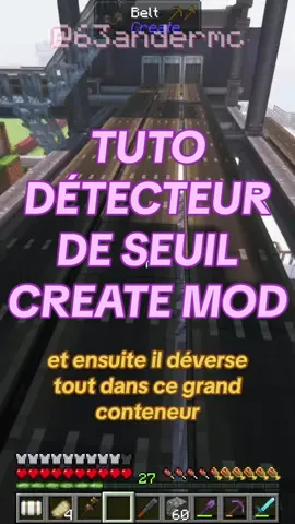 Comment je remonte les blocs de ma mine avec Create Mod #Minecraft #minecraftmods #minecraftsurvival #minecrafttutorial 
