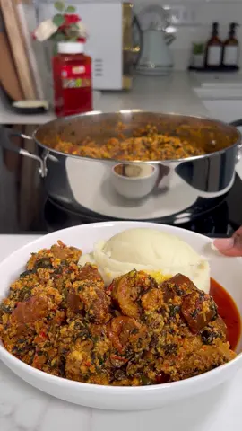 Pounded Yam and Egusi soup 😍