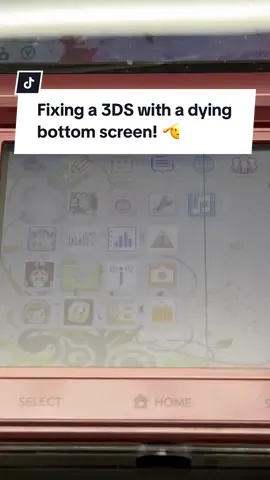 Fixing a Japanese 3DS with a dying bottom screen! 🫡 #techrepair #techtok #repair #nintendo #satisfying #4u #foryou #cleaning #CleanTok 