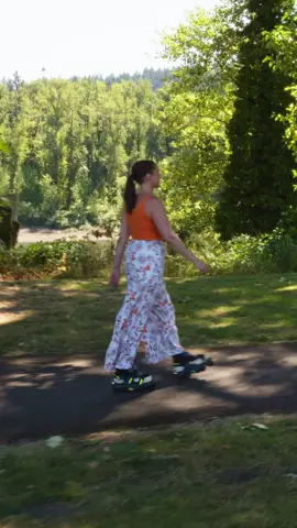We let Liz try Moonwalkers for the first time, and this is what happened. #WearMoonwalkers #ShiftRobotics #RoboticShoes #WearableTech