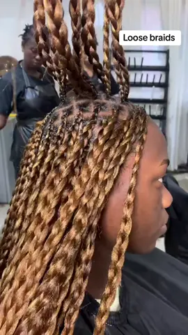 Loose Braids Size- medium small Length- waist  length  Colour- 30,33,27 Book an appointment with us via dm/ whatapp 07011659150 - Location: 7a, Bisaola durosimi etti Lekki phase 1 (D’agora mall) #atikebydemibeautyhub #knotlessbraids #microbraids #ijgb #dettydecember #loosebraids #nigeriantiktok #frenchcurlybraids #lekkisalon #braidsinlagos #bobbraids #hairsaloninlekki #fyo