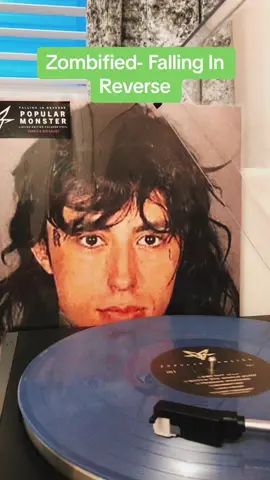 finally got to listen to the album after waiting a week for it to come. love the album but just happy i can listen to zombified on a record! @ronnieradke #zombified #popularmonster #fallinginreverse #ronnieradke #vinyl #collector #vinylcollector #fyp #viral #varient 