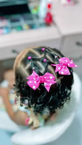 Penteado fofo 🎀 . . #penteadoinfantil #penteados 