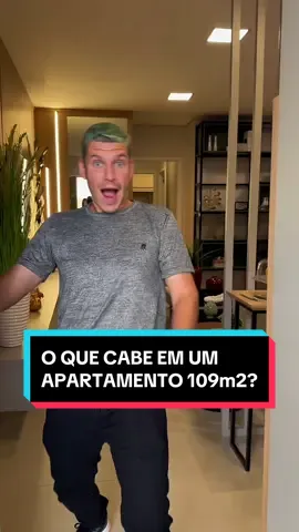 o que cabe em um apartamento de 109m2?  Nesse tipo de apartamento que mostramos é possível modificar a planta, por exemplo, diminuir alguns cômodos e adicionar + 1 quarto, inclusive esse é um dos benefícios de comprar na planta, além de pagar + barato ainda consegue personalizar exatamente todos os detalhes. Agora me conta se você é do time casa ou apartamento, e o que + gostou desse projeto 👇 #casa #obra #reforma #apartamento 