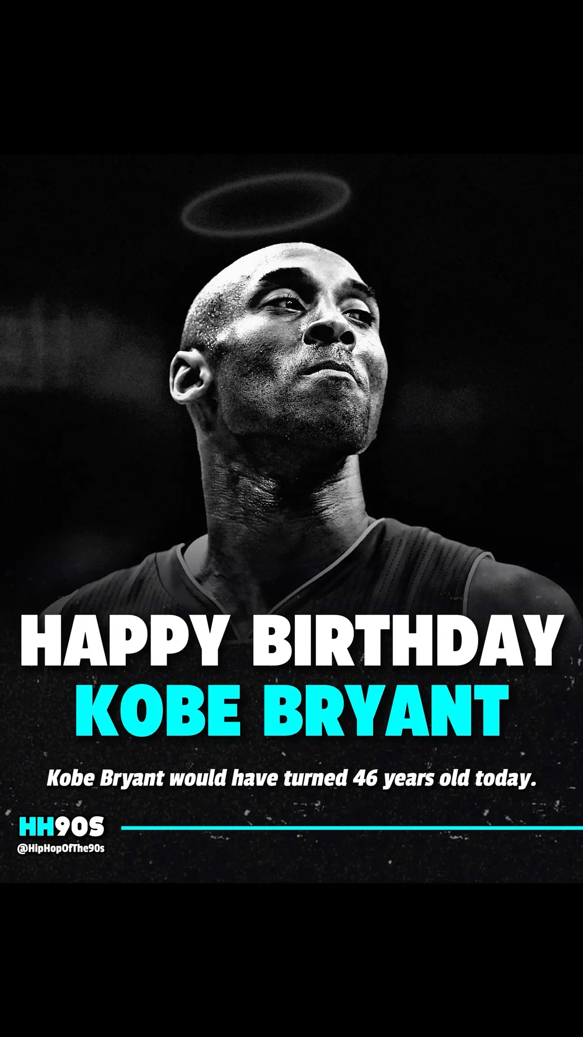 Happy Birthday to #KobeBryant 🎉 He would've been 46 years old today 🕊️ 📸 Via: Rob Carr / Instagram/robcarr4  #rap #hiphop #music #hiphopmusic #rapmusic #kobe #lakers #legend #raptok #lebronjames #NBA #nbaedits #hiphopculture #hiphopofthe90s 