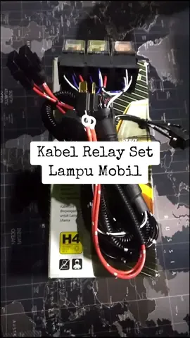 Kabel relay Set Lampu Mobil H4 #kabelrelaysetlampumobil #kabelrelaysetlampupremium