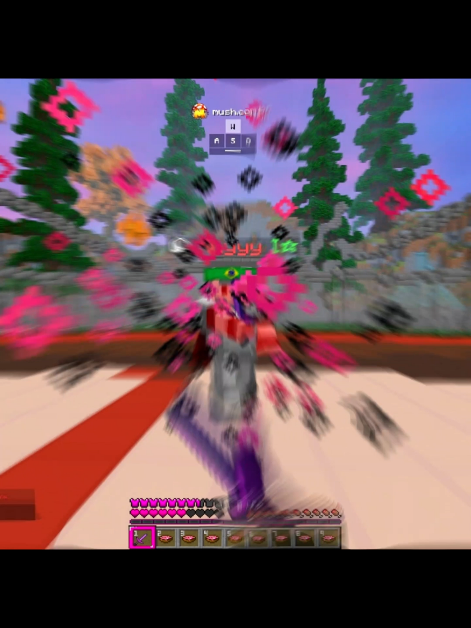 essa textura da poderes 😈 #Minecraft #combo #pvp