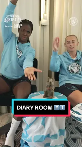 @Chloe Kelly and Bunny Shaw head into the Diary Room, Down Under! 🇦🇺 #ManCity #Football #Australia #BunnyShaw #ChloeKelly