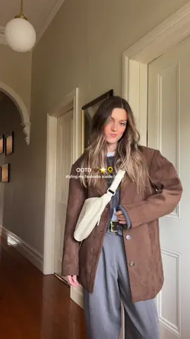 Fit of the day 🤎⭐️🌻 me & suede jackets 🤝 #OOTD #ootdinspo #ootdfashion #grwm #girlgrwm #outfit #outfitideas #cuteoutfits #trendyoutfits #fyp #fashiontiktok #dailyfit #fitcheck #springfashion #winterfashion #melbourne 