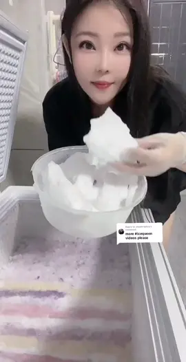 Replying to @maukesahra #ice #iceeating #icequeen 