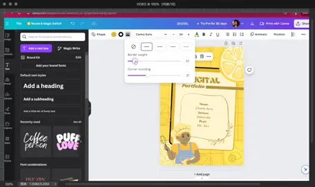 Yellow🍋 FRONT PAGE DESIGN IDEAS | For full tutorial kindly check my yt channel! and don't forget to subscribe 💙 #CharlzArts #templates #borderdesign #template #design #digitalproduct #canva #borderdesign #designideas #templatedesign 