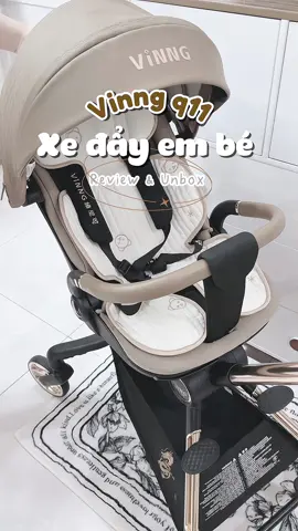 Em bé có xe đẩy mới, mẹ đẩy đi khắp nơi ✨🧸 #unboxing #xedaygapgon #vinngq11  #xedayembe #review #dailyvlog #chamcon #fyp 