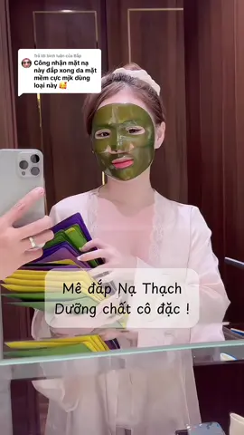 Trả lời @Bắp dạo này bị mê nạ thạch lắm luôn, có bà nào thử chưa ? 😋 #sangsang_chămsócda #nạthạchcollagen #maskthachmeea #maskthachtuoicollagen #hàngchínhhãng 