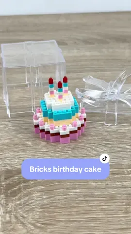Rakit bricks birthday cake 🎂 #legobricks #lego #mainananak #mainan #wibgajian 