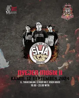 Get ready for NYEJER MUSIX PART II #2  Anniversary 4th Jeger House Special Performers @rebellionrose_official @standherealone @the_dissland @roots.radicals.bali @pendosa_punk @total.vandal @minatoryofficial @nursery.rhymes @thesneakers1234 @ripperclown98 Sponsors : @jagiradvertising @jagirprintingbali @bankbri_id @anantaprobali @dragonbalipro @bts_art_pro @caseclosed_010 @desaswanvillas @insightid @gendo.lawoffice @estmovie_ @mayhembali @suthaartproduction @gasesbali @hattenwines Media Partners : @balimusic_ @balimusicgram @instabalimusik @balibawahtanah @bali_punya_cerita @infobadung.id @konserbangli @konsermusikbali @baliweekendgigs @gigsbali @sekehedemenbali @taksu_bali @undereventbali_  @konserbali Catet tanggalnya wii !! 🗓 12-13 September 2024 📍 Jeger House ( Jl. Tukad Balian Gang Jeger No.7 Renon-Denpasar Selatan ) Informasi dan Pembelian tiket silahkan klik link di bio Instagram @jeger_house Tersedia Reseversi VVIP Hubungi Admin Jeger House 0877 0025 5888 https://www.loket.com/event/nyejer-musix-part-ii #nyejermusix2 #jegerhouse #yanglagiin #jagir #jagiradvertising #dimanamanaada #semuaada #yanglagiin #dibali #denpasarviral #fyp #musikbali 