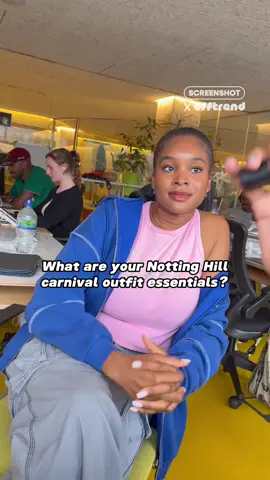 it's time for Notting Hill Carnival 2024 so comment below your outfit essentials 📣 #nottinghill #nottinghillcarnival #carnival2024 #london #styleinspo #fashioninterview #fashiontok 