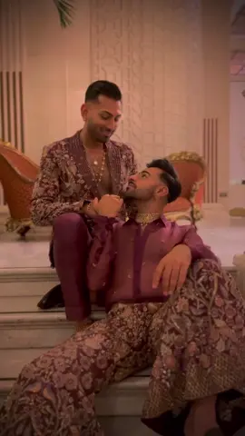pov: old-school bollywood, but make it gayyyy 🤌🏽  #gaytiktok #🏳️‍🌈🏳️‍🌈🏳️‍🌈 #indianwedding #fashiontiktok #indianfashion #boyfriends #oldbollywoodsongs #queertiktok #gaycouplegoals #fyp #viral @Red Dot Jewels @Shyam Dattani 
