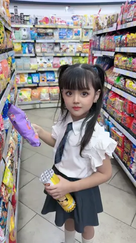 Đang chọn bim bim con bỗng nghe thấy bài nhạc vui vui 😁 #xuhuongtiktok #CherryAnNhien 