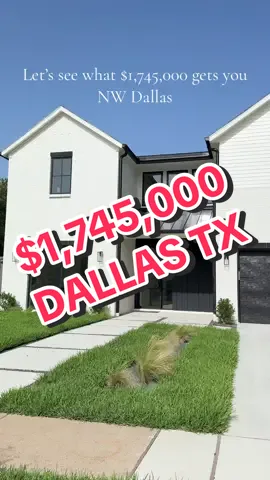 Let’s see what $1,745,000 can get you in Northwest Dallas. #Realestate #realtor #dfwrealestate #dfwrealtor #modernhome #modernhouse #housegoals #homedesign #newconstruction #newbuild  #movetotexas #homeinterior #interiordesign #dallasrealtor #housetour #luxuryhomes #luxuryrealestate #newhomespecialist #movetodallas #dallasrealestate #dreamhome #dreamhomesoftexas #luxuryhouse #realtorsofinstagram #newbuildhomes #newconstructionhome #luxurymodern #houseinspo #dallastx